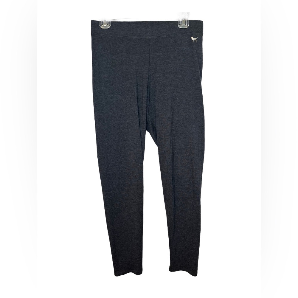 PINK Victoria’s Secret Women’s size Large Pull On Relaxed Metallic Logo Pants